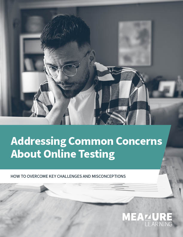 Addressing Common Concerns About Online Testing Cover Graphic